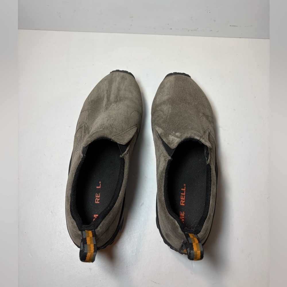 Merrell Men's Jungle Moc in the popular "Gunsmoke" colorway (Style J60787).